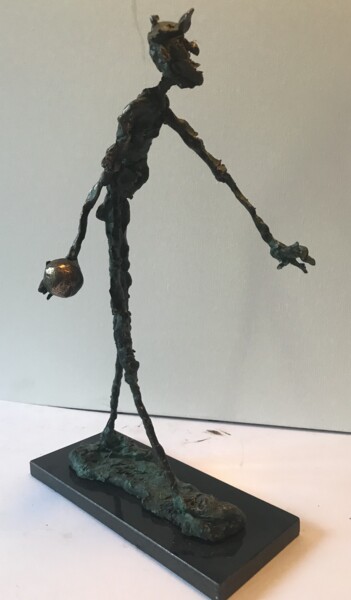Sculpture intitulée "Pétangue" par Erno Toth, Œuvre d'art originale, Bronze