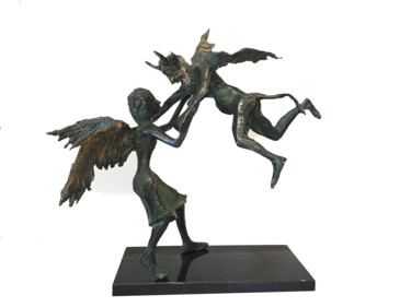 雕塑 标题为“Allurement” 由Kristof Toth, 原创艺术品, 青铜