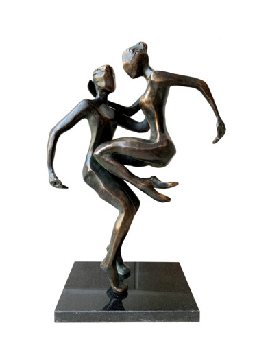 Escultura titulada "Wild dance" por Kristof Toth, Obra de arte original, Bronce