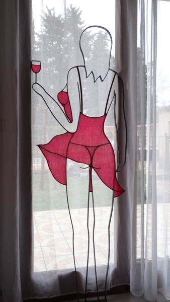 Sylvia Sculpture intitulée "Sylvia" par Alain Tourette, Œuvre d'art originale, Métaux
