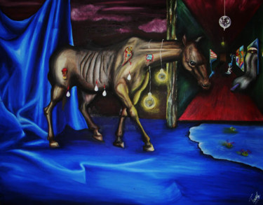 Картина под названием "Toush I" - Toush, Подлинное произведение искусства, Акрил Установлен на Деревянная рама для носилок