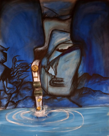 Pintura titulada "Toush XV" por Toush, Obra de arte original, Acrílico Montado en Bastidor de camilla de madera