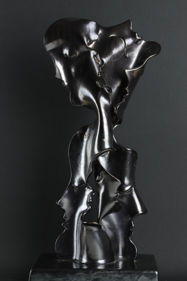 Sculpture titled "Simply Complicated" by Katalin Tovolgyi, Original Artwork, Clay