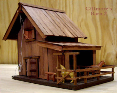 Sculpture titled "Gillmore's Barn 2" by Tower, Original Artwork