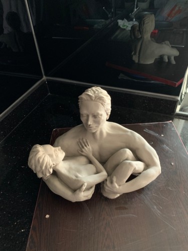 Escultura intitulada "Pure Love" por Emrah Yıldırım Instagram: Emrahxtoxic, Obras de arte originais, Cerâmica