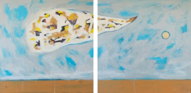 Pittura intitolato "Migration" da Tino Perdic, Opera d'arte originale, Acrilico