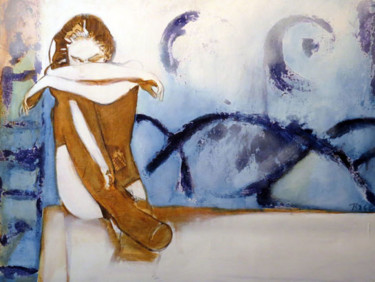 Peinture intitulée "Meinhein" par Cesar Aguilar (Raçe), Œuvre d'art originale