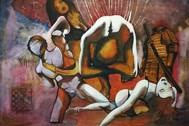 Pintura titulada "xanarch" por Cesar Aguilar (Raçe), Obra de arte original