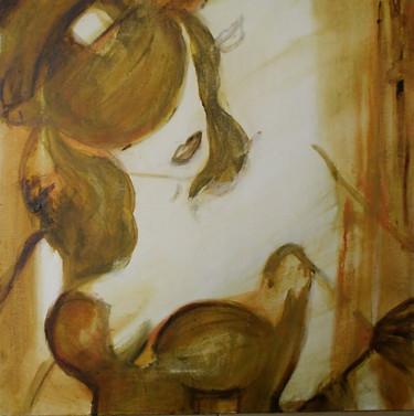 Painting titled "Saffic love serie I…" by Cesar Aguilar (Raçe), Original Artwork, Acrylic