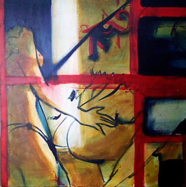 Peinture intitulée "Saffic love serie I" par Cesar Aguilar (Raçe), Œuvre d'art originale, Acrylique