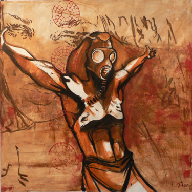 Peinture intitulée "Nazareth" par Cesar Aguilar (Raçe), Œuvre d'art originale, Acrylique