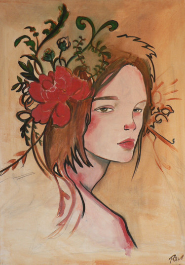Pintura titulada "Silvie" por Cesar Aguilar (Raçe), Obra de arte original, Oleo