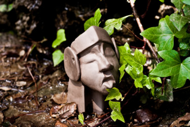 Sculpture titled "AMAYA" by Cesar Aguilar (Raçe), Original Artwork, Ceramics