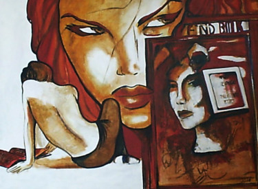 Peinture intitulée "Evanes" par Cesar Aguilar (Raçe), Œuvre d'art originale, Acrylique