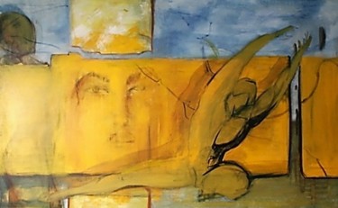 Картина под названием "lanzador" - Cesar Aguilar (Raçe), Подлинное произведение искусства, Акрил