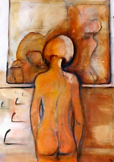 Painting titled "reflexes" by Cesar Aguilar (Raçe), Original Artwork, Acrylic