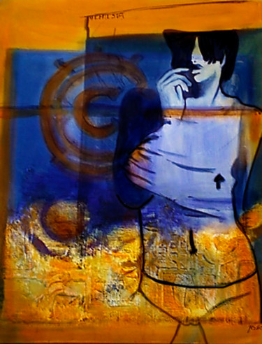 Картина под названием "Anna" - Cesar Aguilar (Raçe), Подлинное произведение искусства, Акрил