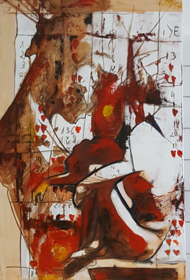 Pittura intitolato "del ser" da Cesar Aguilar (Raçe), Opera d'arte originale, Acrilico