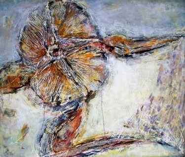 Painting titled "Echinoderma" by Traian Stefan Boicescu, Original Artwork, Oil