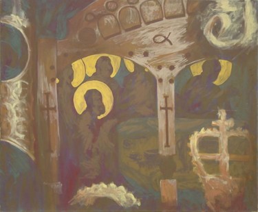 Painting titled "altar001" by Tetenica, Original Artwork