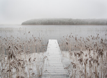 Fotografie mit dem Titel "Winterlake 7" von Trank, Original-Kunstwerk, Digitale Fotografie