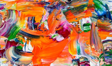 Картина под названием "Colors of Sunlight" - Tran Tuan, Подлинное произведение искусства, Акрил Установлен на Деревянная рам…