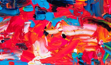 Peinture intitulée "The Flamboyant by t…" par Tran Tuan, Œuvre d'art originale, Acrylique Monté sur Châssis en bois