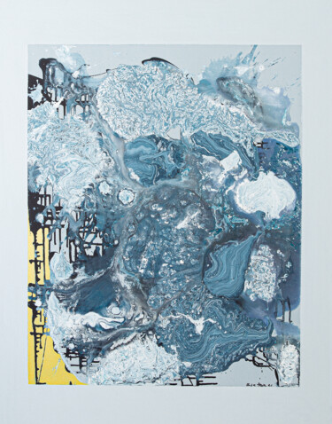 Oil and Water Peinture intitulée "Oil and Water" par Enrique Trava, Œuvre d'art originale, Acrylique Monté sur Châssis
