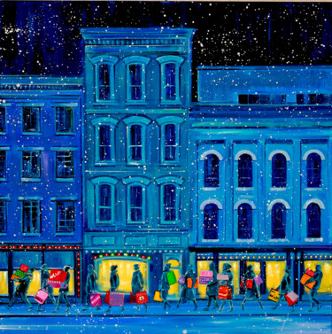 Pintura titulada "Winter Holidays. Se…" por Trayko Popov, Obra de arte original, Acrílico Montado en Bastidor de camilla de…