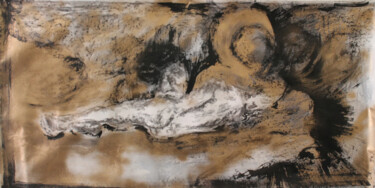 Pintura titulada "Darkness goes astray" por Treizespace, Obra de arte original, Oleo