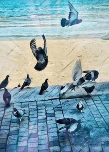 Fotografia intitolato "Free Birds" da Manos Kastanakis, Opera d'arte originale