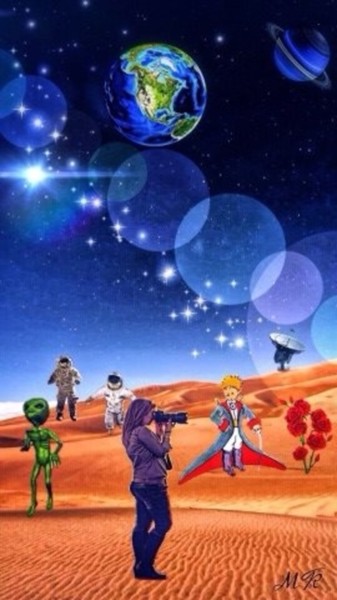 Digital Arts με τίτλο "Le Petit Prince" από Manos Kastanakis, Αυθεντικά έργα τέχνης, 2D ψηφιακή εργασία