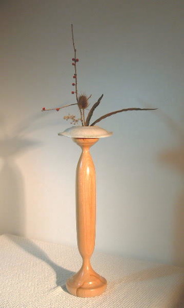 Sculpture titled "Ikebana #9" by David Tremaine, Original Artwork, Wood