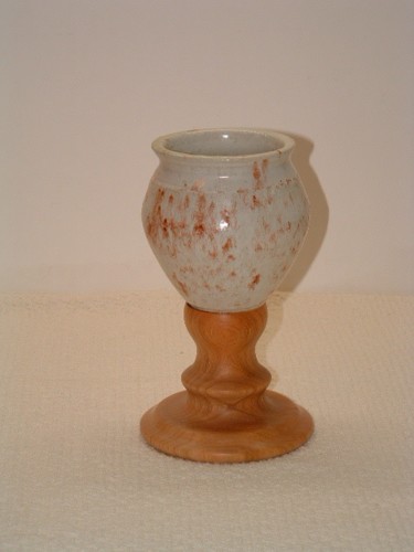 Sculpture titled "Ceramic Vase #25" by David Tremaine, Original Artwork, Wood