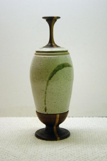 Sculpture titled "Ceramic Urn #6" by David Tremaine, Original Artwork