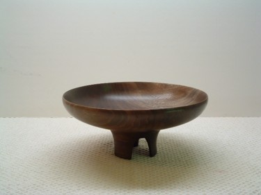 Sculpture titled "Bowl #43" by David Tremaine, Original Artwork, Wood