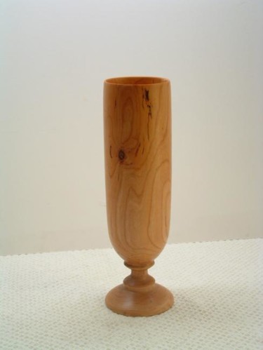 Skulptur mit dem Titel "Wood Vase #89" von David Tremaine, Original-Kunstwerk