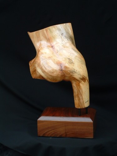 Sculpture titled "Dancer" by David Tremaine, Original Artwork, Wood