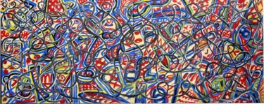 Pintura intitulada "Tributo a Jean Dubu…" por Trigueiro, Obras de arte originais