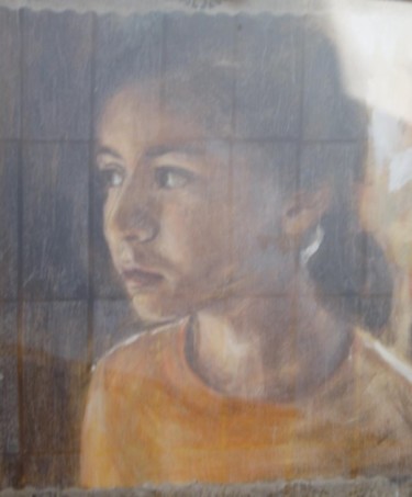 Painting titled "Emma" by Triquit, Original Artwork