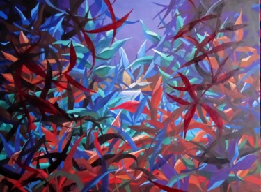 Картина под названием "ночь" - Vitaliy Trokhimyk, Подлинное произведение искусства, Масло