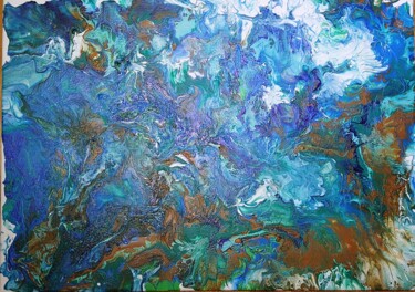 Painting titled "Water inspiration 2" by Katerina Evgenieva, Original Artwork, Acrylic