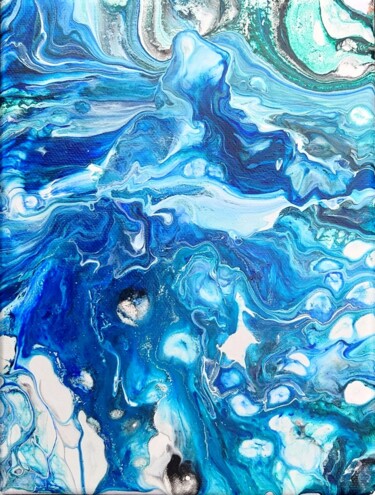 Peinture intitulée "Water" par Katerina Evgenieva, Œuvre d'art originale, Acrylique