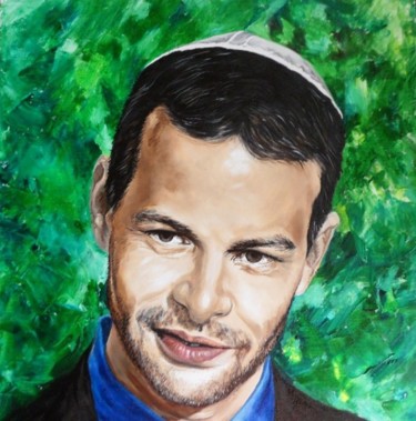 Painting titled "Jew" by Katerina Evgenieva, Original Artwork