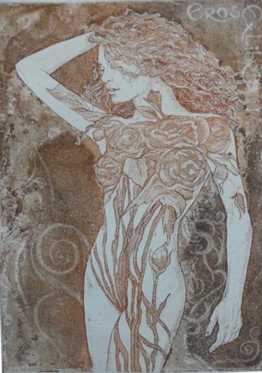 Incisioni, stampe intitolato "Scent" da Katerina Evgenieva, Opera d'arte originale