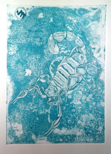 Printmaking titled "Scorpio" by Katerina Evgenieva, Original Artwork