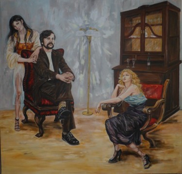 Painting titled "The Man" by Katerina Evgenieva, Original Artwork