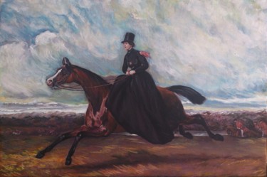 Painting titled "Victoria" by Katerina Evgenieva, Original Artwork