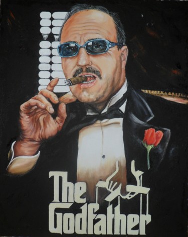 Pintura titulada "the godfather" por Katerina Evgenieva, Obra de arte original