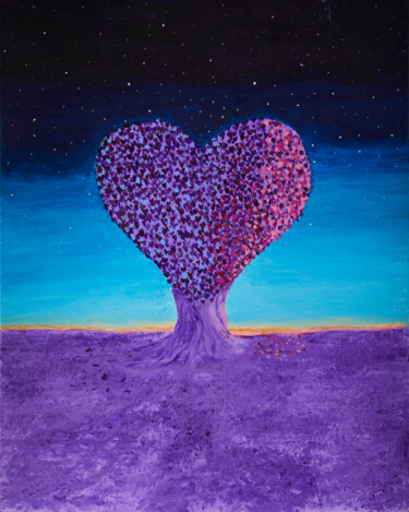 Pittura intitolato "Rooted in Love" da Troy Wilson-Ripsom, Opera d'arte originale, Acrilico
